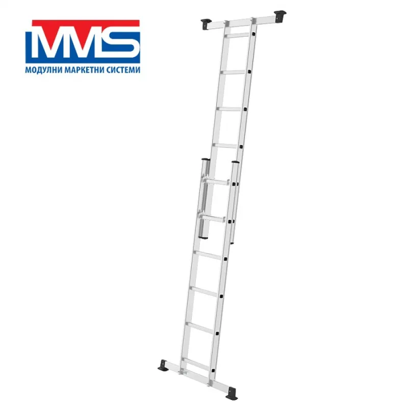СТЪЛБА АЛУМ.СКЕЛЕ 2X6 MMS /2.8M /150 КГ EN131 – Стълби | TopZone.bg