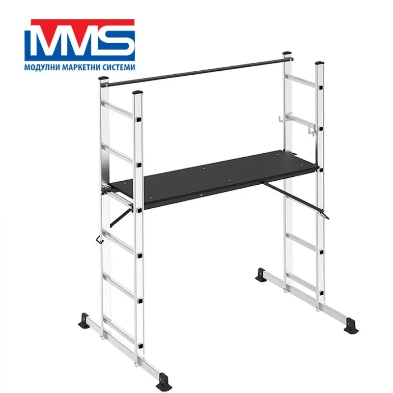 СТЪЛБА АЛУМ.СКЕЛЕ 2X6 MMS /2.8M /150 КГ EN131 – Стълби | TopZone.bg