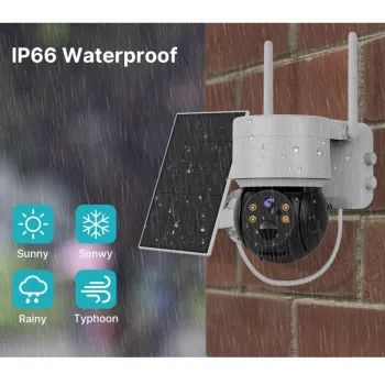 Соларна Wi-Fi Камера 5MP със самозареждащи се акумулаторни батерии