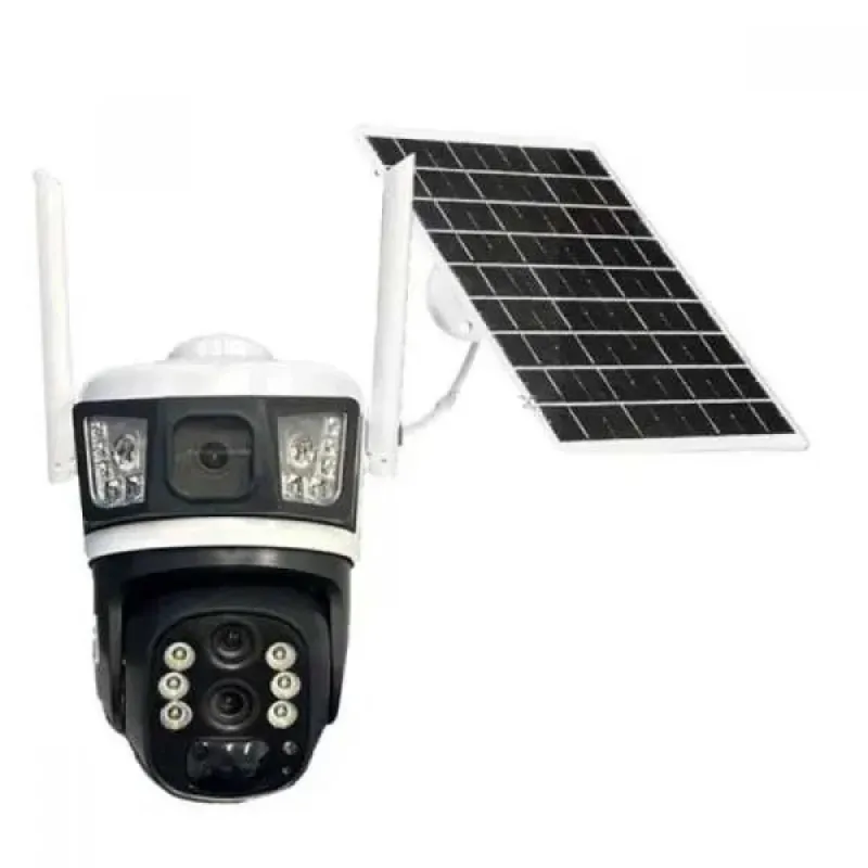 Соларна камера със SIM карта Dual Lense 10x приближение IPC-V380 – Видеонаблюдение | TopZone.bg