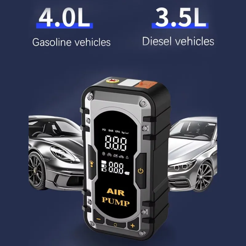 Стартиращо устройство за автомобил Jump Starter и компресор за гуми, 8000mAh – Аксесоари | TopZone.bg