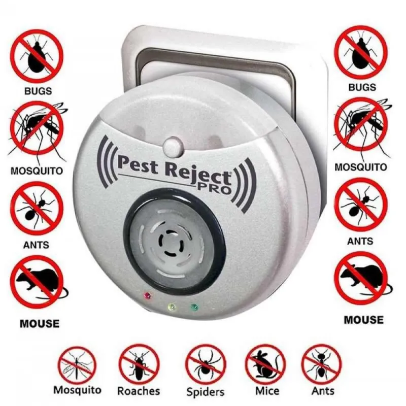 Ултразвуково устройство Pest Reject PRO против насекоми,мишки и всякакви вредители – Борба с вредители | TopZone.bg