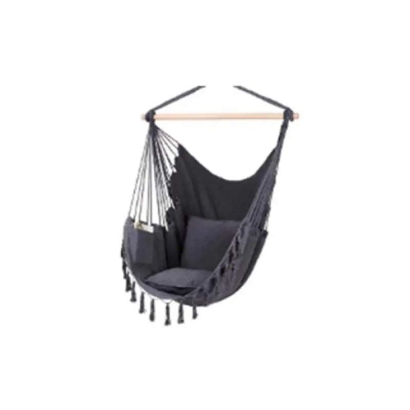Хамак-стол с възглавница My Garden WR-CY025_Dark grey grey – Градински мебели | TopZone.bg