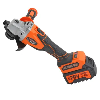ЪГЛОШЛАЙФ АКУМ. 20V 4Ah 125мм БЕЗЧ. МОТОР С БАТЕРИЯ PREMIUM HD20