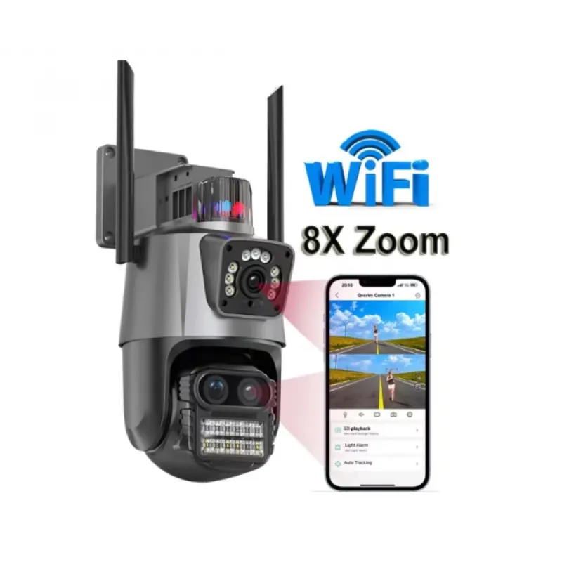 2 БРОЯ БЕЗЖИЧНА WI-FI КАМЕРА P-11 8 X ZOOM – Видеонаблюдение | TopZone.bg