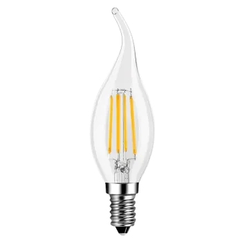 5 БРОЯ ДИМИРУЕМА LED FILAMENT ЛАМПА FLAME 5W E14 2700K