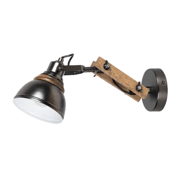 ALEGRA АПЛИК 1XE14 ДЪРВО И ЧЕРНО