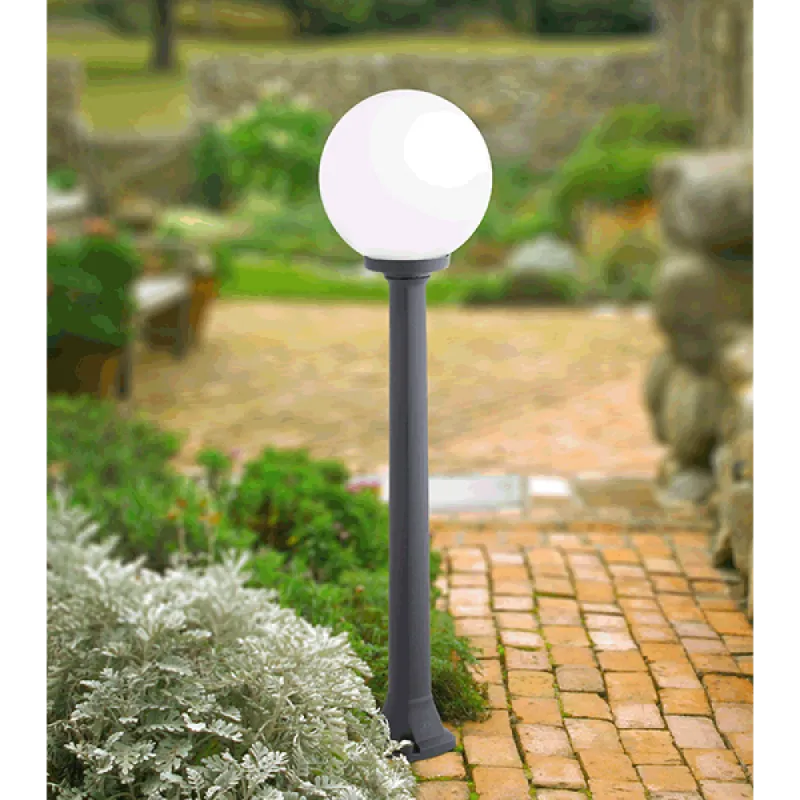 GIAFFA 250 LED ГРАДИНСКИ СТЪЛБ 8.5W CCT IP55 ЧЕРЕН-ОПАЛ – Осветление | TopZone.bg