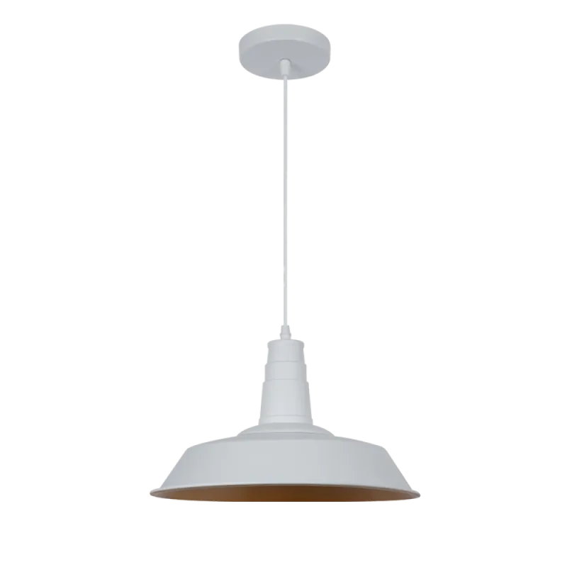 MATT ПЕНДЕЛ 1XE27 БЯЛ D360mm – Интериорно осветление | TopZone.bg