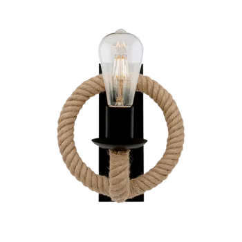 ROPE АПЛИК 1XE27 ЧЕРЕН