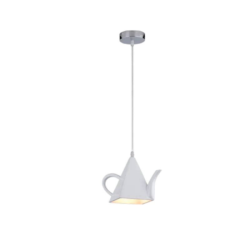 TEATIME ПЕНДЕЛ 1XE27 БЯЛ – Интериорно осветление | TopZone.bg
