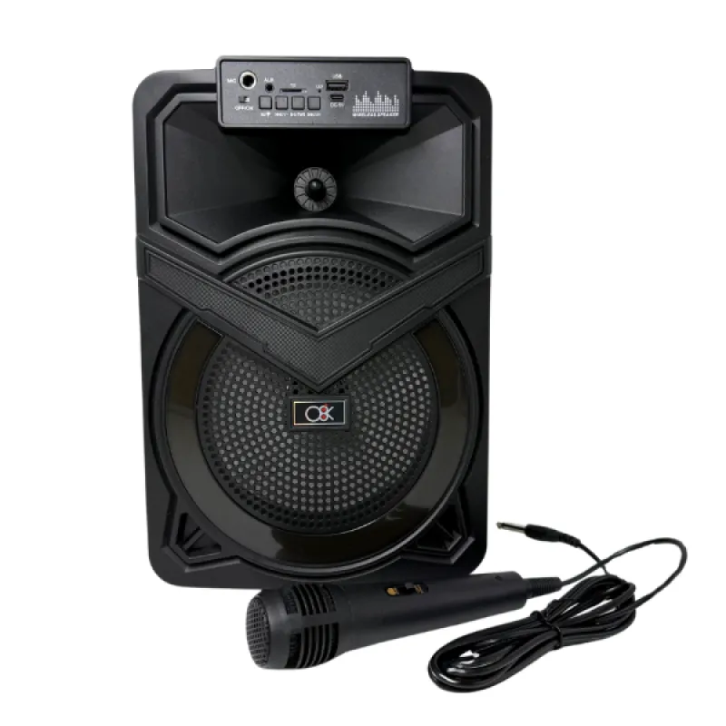 Безжична тонколона 8 BT-8107 с микрофон – Аудио техника | TopZone.bg