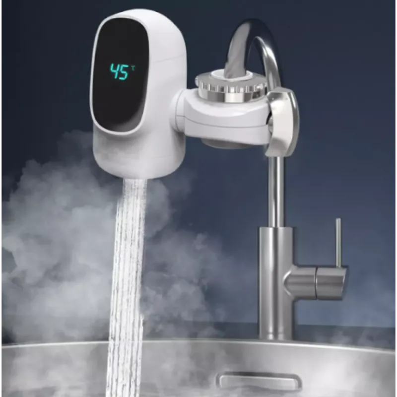 Електрически смесител за затопляне на вода, LED дисплей,  3000 W – Домашни потреби | TopZone.bg