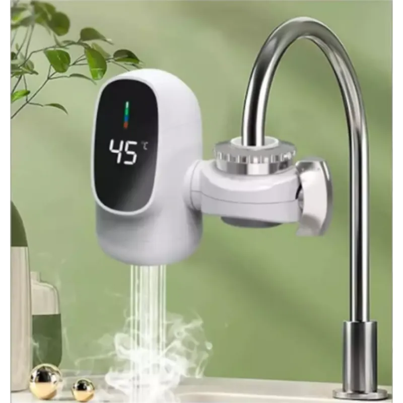 Електрически смесител за затопляне на вода, LED дисплей,  3000 W – Домашни потреби | TopZone.bg
