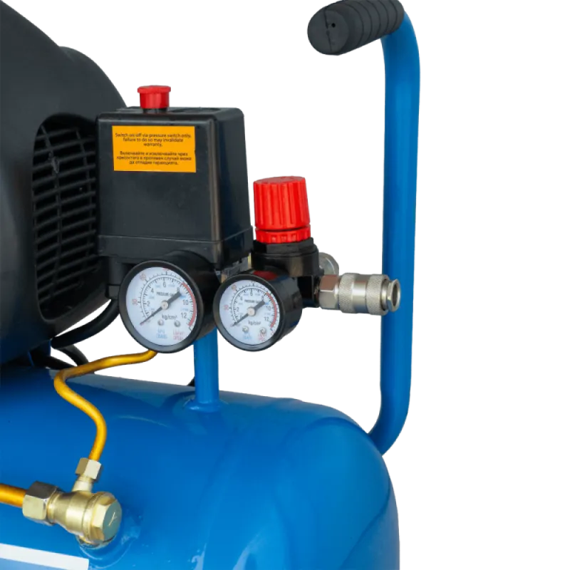 Компресор бутален 24L, 2HP/1.5 kW/RRHQ AC24D/директно куплиране RAPTER – Електроинструменти | TopZone.bg