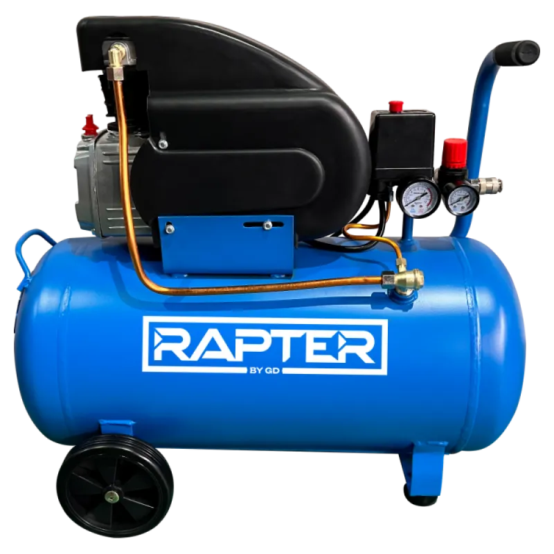 Компресор бутален 50L, 2HP/1.5 kW/RRHQ AC50D/ директно куплиране RAPTER – Електроинструменти | TopZone.bg