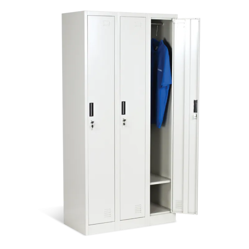 МЕТАЛЕН ШКАФ CR-1242 K - СИВ – Дом | TopZone.bg