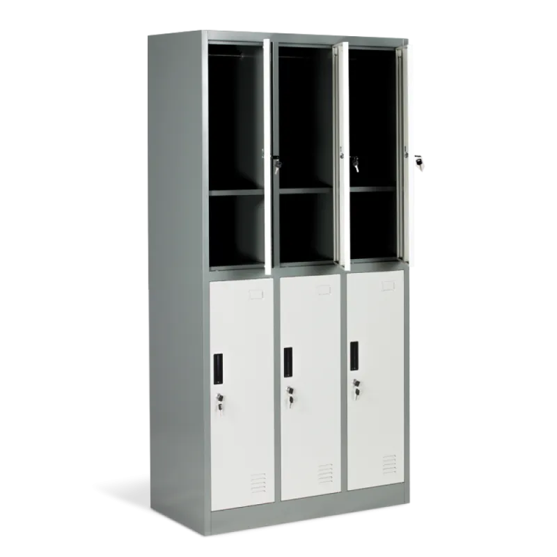 МЕТАЛЕН ШКАФ CR-1243 K LUX СИВ – Дом | TopZone.bg