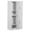 МЕТАЛЕН ШКАФ CR-1251 K - СИВ – Дом | TopZone.bg
