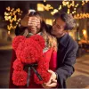 Мече от рози 40 см. - страхотен подарък – Подаръци | TopZone.bg