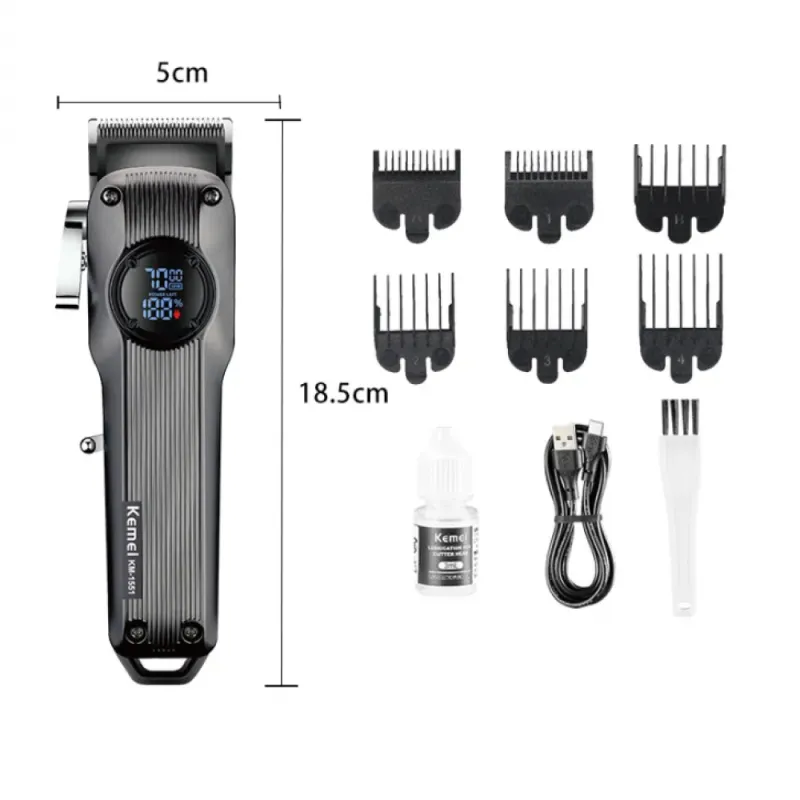 Професионална машинка за подстригване Kemei KM-1551 – Машинки за подстригване | TopZone.bg