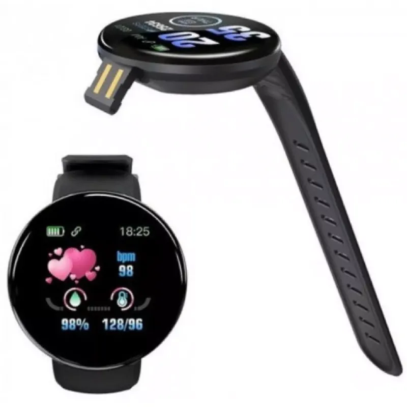 Смарт часовник d18, android, bluetooth, водоустойчив – Смарт часовници | TopZone.bg