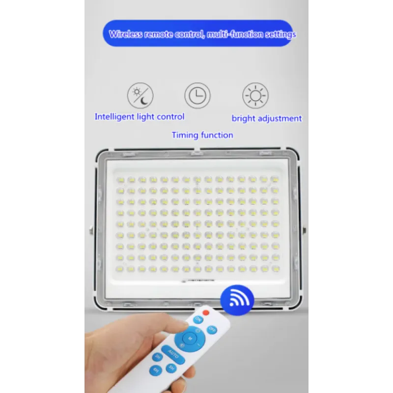 Соларен LED прожектор Jortan 2000W с отделен панел – Соларно осветление | TopZone.bg