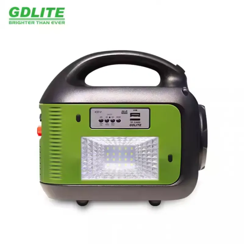 Соларна инверторна система GD-9001, 12V-220V, 3 крушки, Фенер – Къмпинг | TopZone.bg