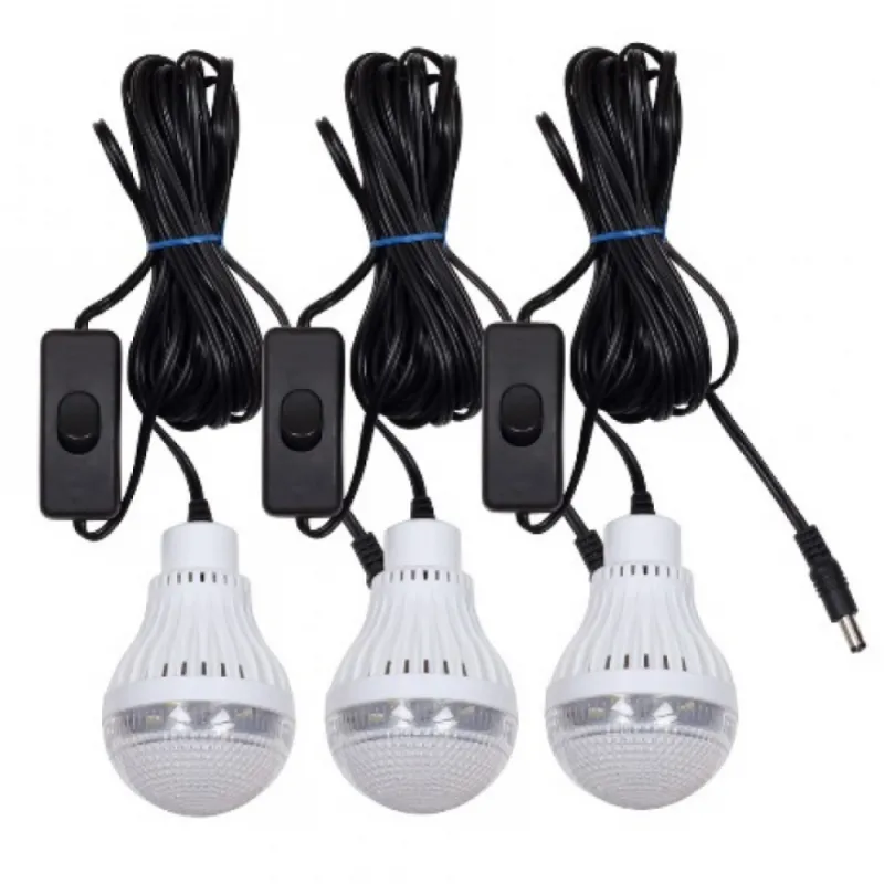 Соларна инверторна система GD8018, 12V-220V, 3 крушки – Къмпинг | TopZone.bg
